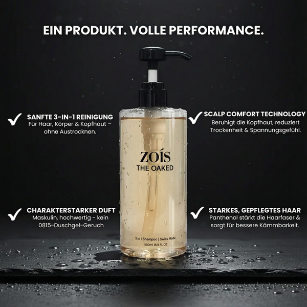THE OAKED - Swiss Elite 3-in-1 Wash (Men)