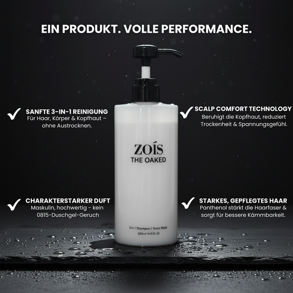 THE OAKED - Swiss Elite 3-in-1 Wash (Men)